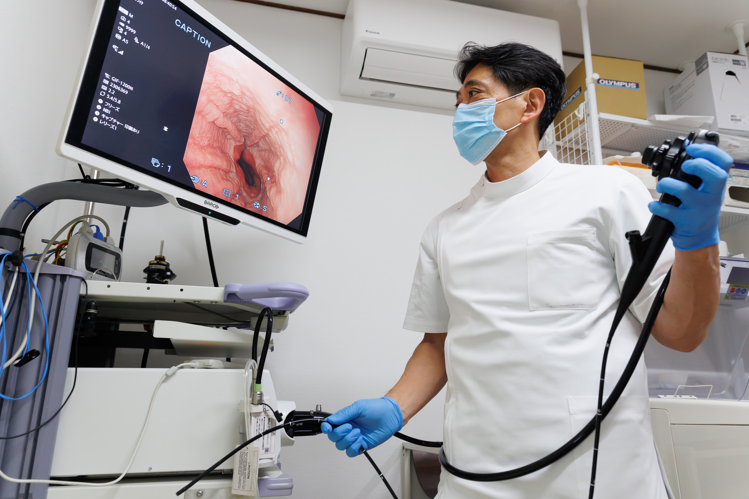 大腸内視鏡の検査イメージ